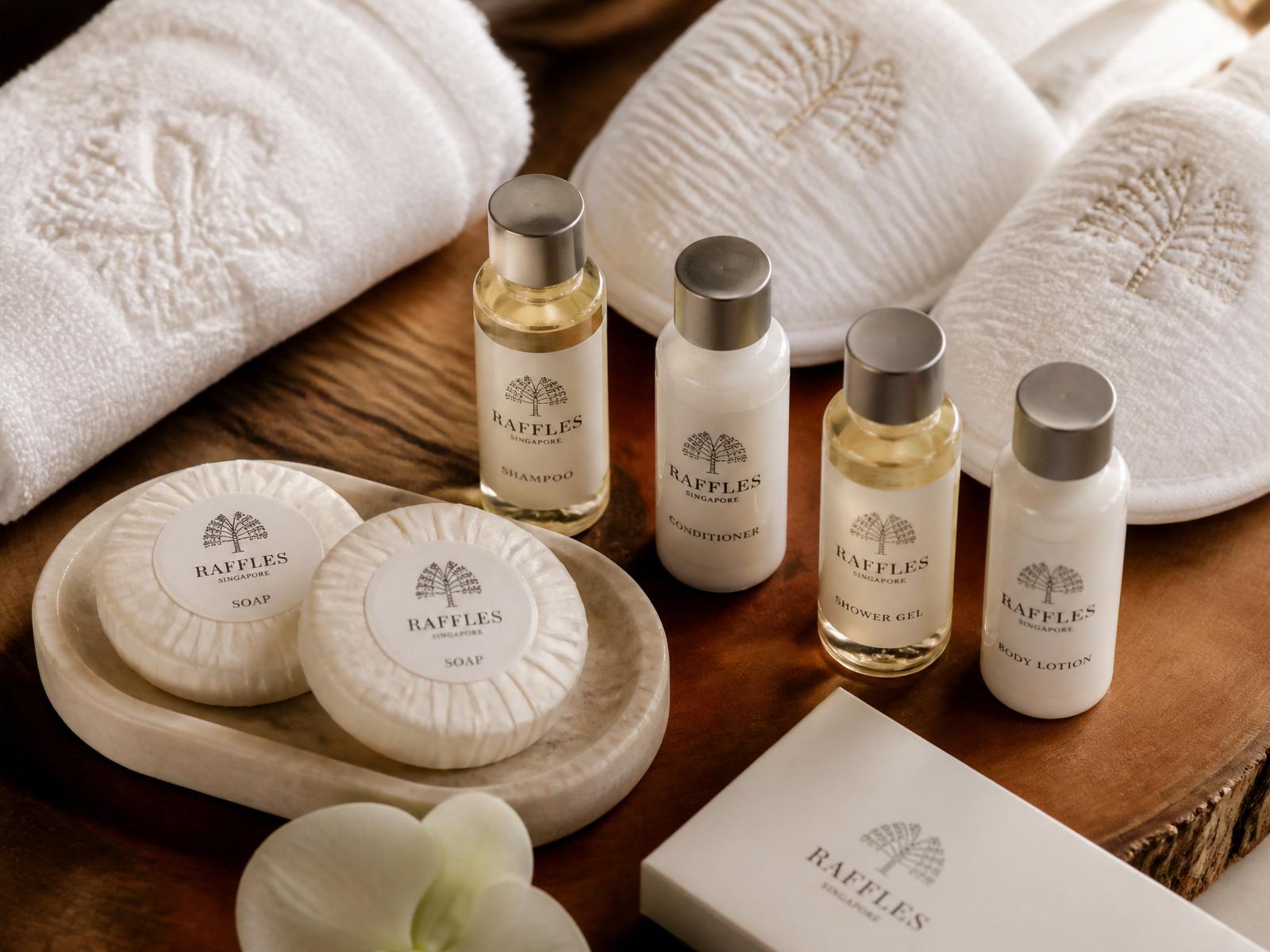 Bulk hotel toiletries, linens and slippers supplied by Roskwart in Ghana